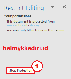 Mengatasi file restrict editingv