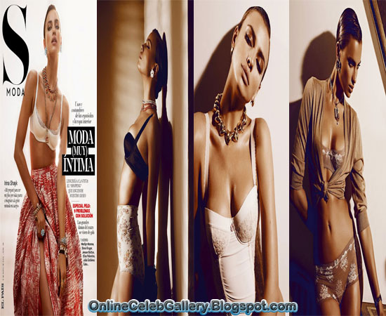 Irina Shayk on the cover of S Moda Magazine Photoshoot