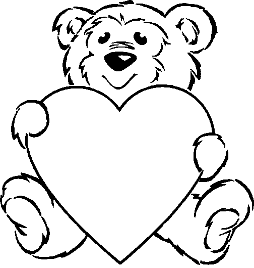 teaddy bear coloring pages - photo #3