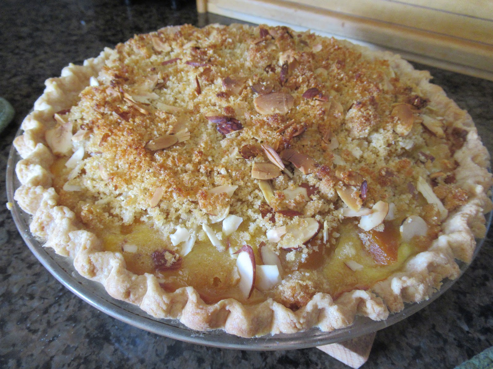 French Crunch Peach Pie