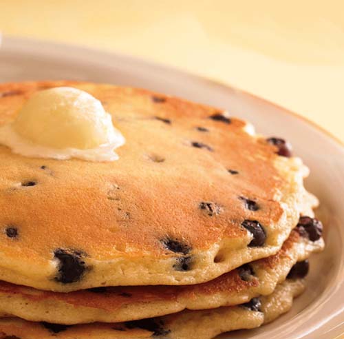 Tasty #Blueberry in Pancakes. Click For More Pancake Ideas
