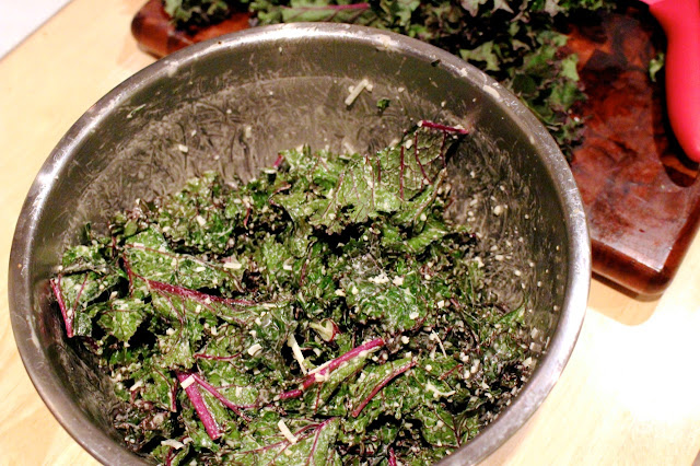 How to massage kale - Fit Girl's Kitchen