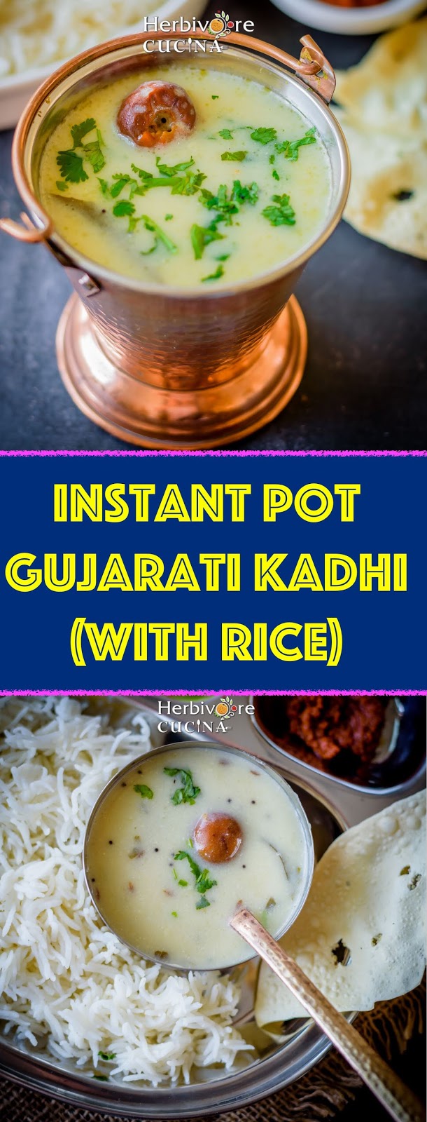Instant Pot Gujarati Kadhi (with rice)