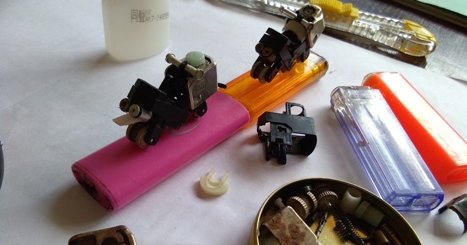 Cara Membuat Miniatur Vespa Dari Korek Api Gas