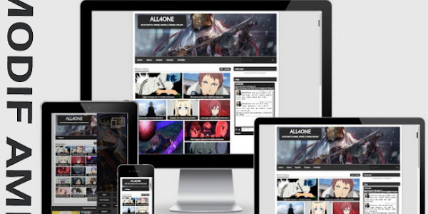 Download Template Blogger Fansub Valid AMP Untuk Blog Anime