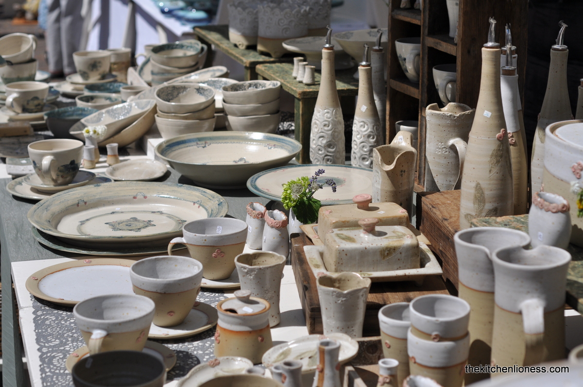 The Kitchen Lioness The Joy of visiting a Ceramics Market & using Pottery for the Presentation