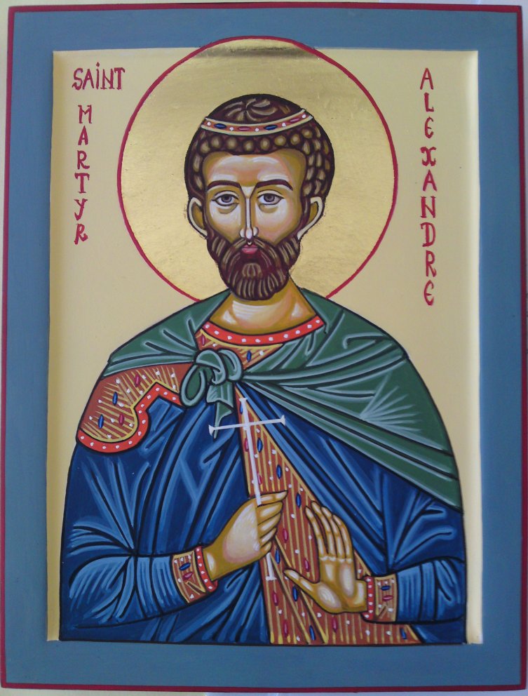 icône et tradition SAINT MARTYR ALEXANDRE
