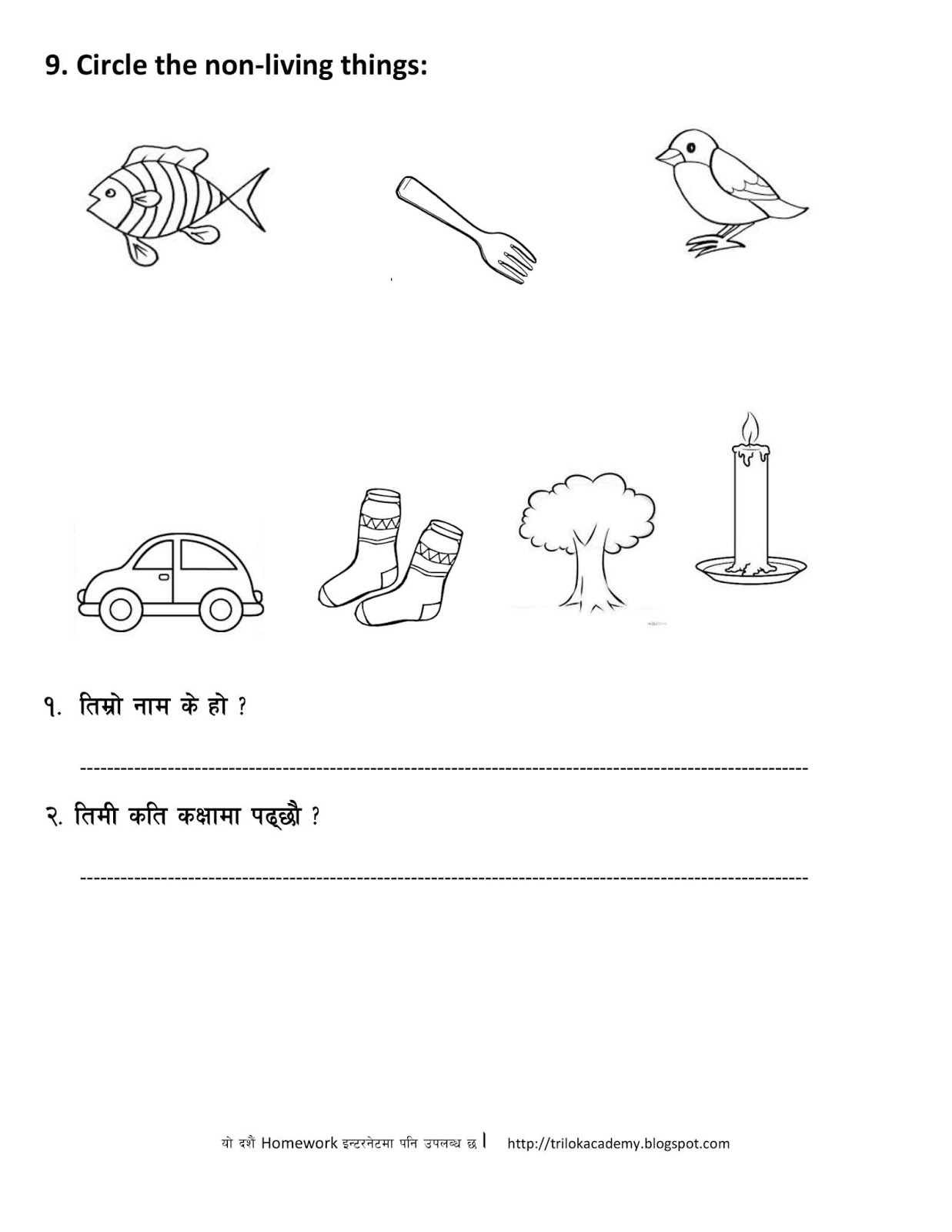 Lkg syllabus picture