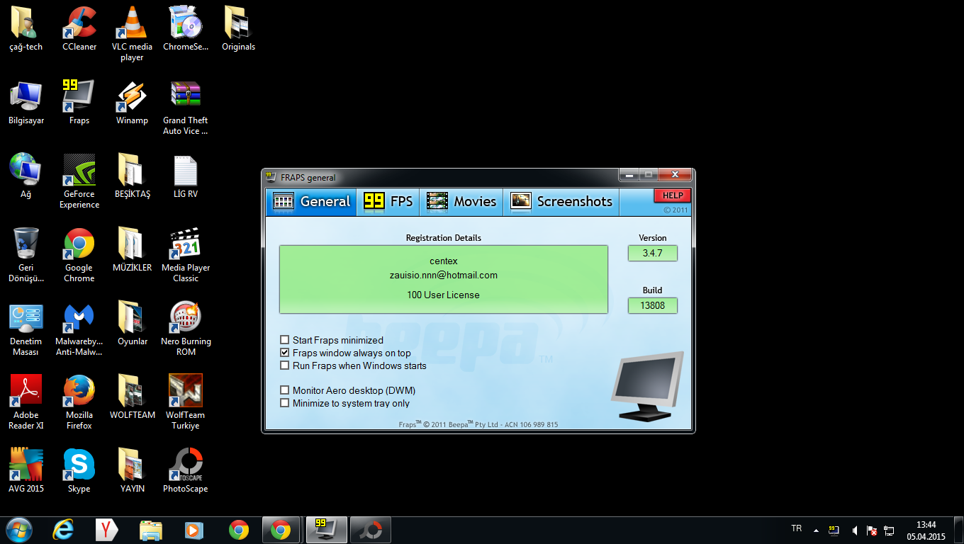 фрапс для windows 10