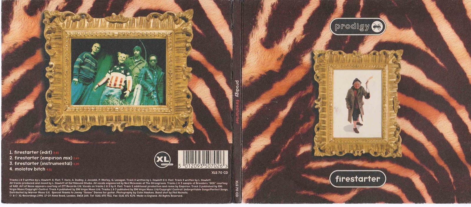 THE PRODIGY FIRESTARTER (CDS 4 TR) Blog di Stefano Fiorucci