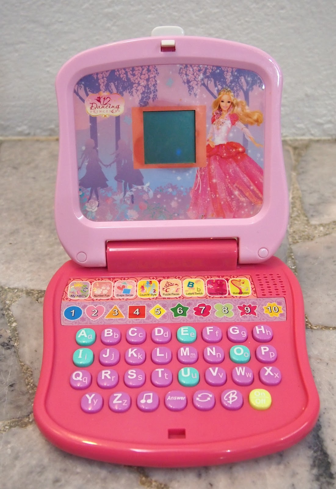 JuaiMurah Barbie Little Learner Dancing Princess Laptop
