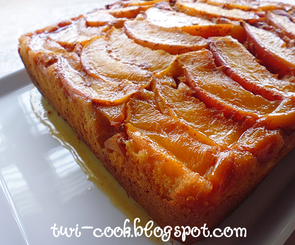 The Way I Cook Caramel Peach Cake