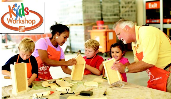 Kids workshop at the home depot Coupon Savvy Sarah: Upcoming FREE Kid's Home Depot & Lowes Project