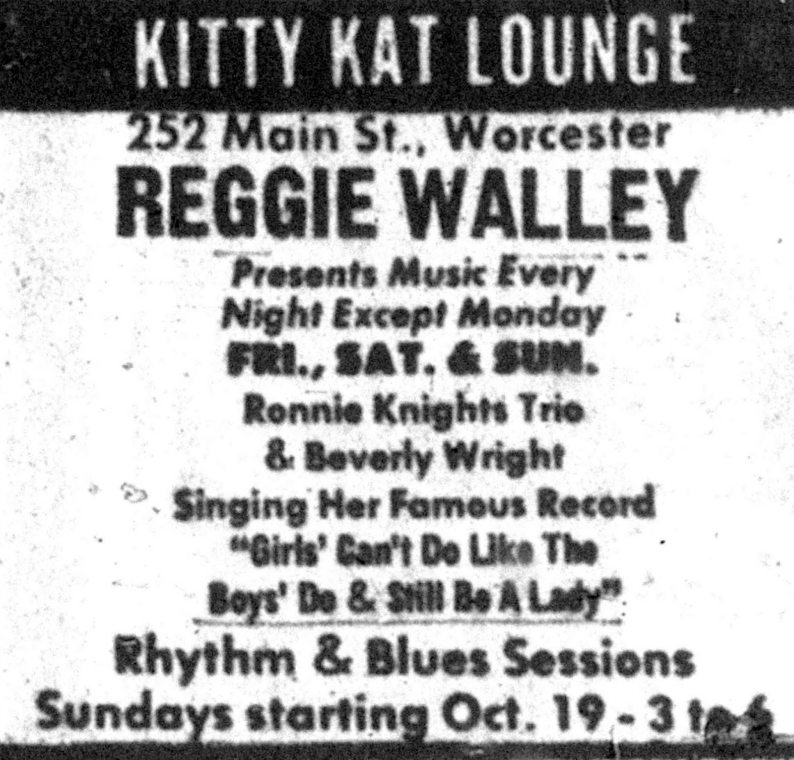 Jazz Riffing on a Lost Worcester Jackie Stevens' Giant Steps at the Kitty Kat