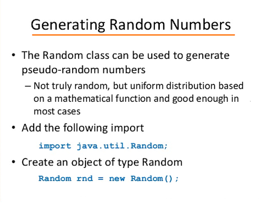 How to get random number in Java