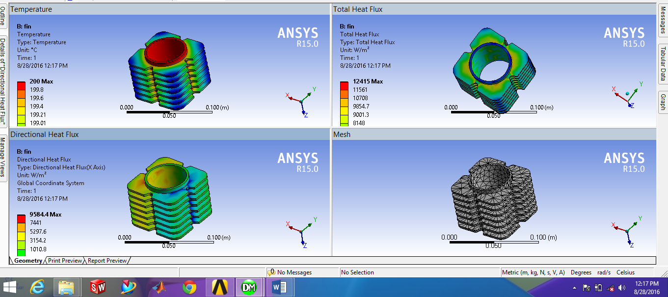 Andromeda CAD: Modeling and Steady state thermal analysis of cylinder ...