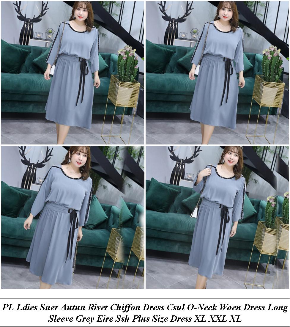 Shop Sale PL Ldies Suer Autun Rivet Chiffon Dress Csul ONeck Woen