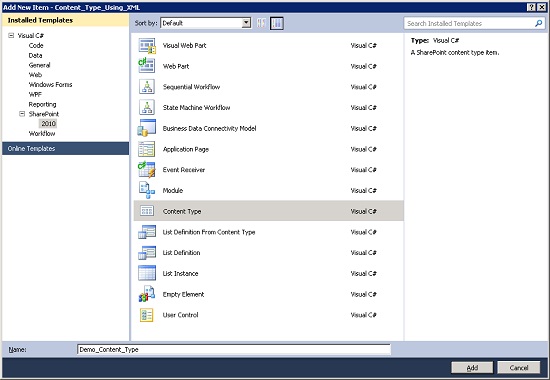 Useful SharePoint Code Snippets: Create Custom Content Type using ...