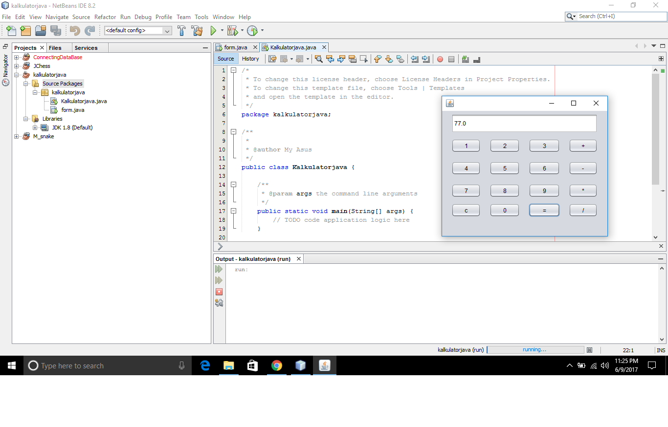 GagaKreatif Kalkulator Java Sederhana