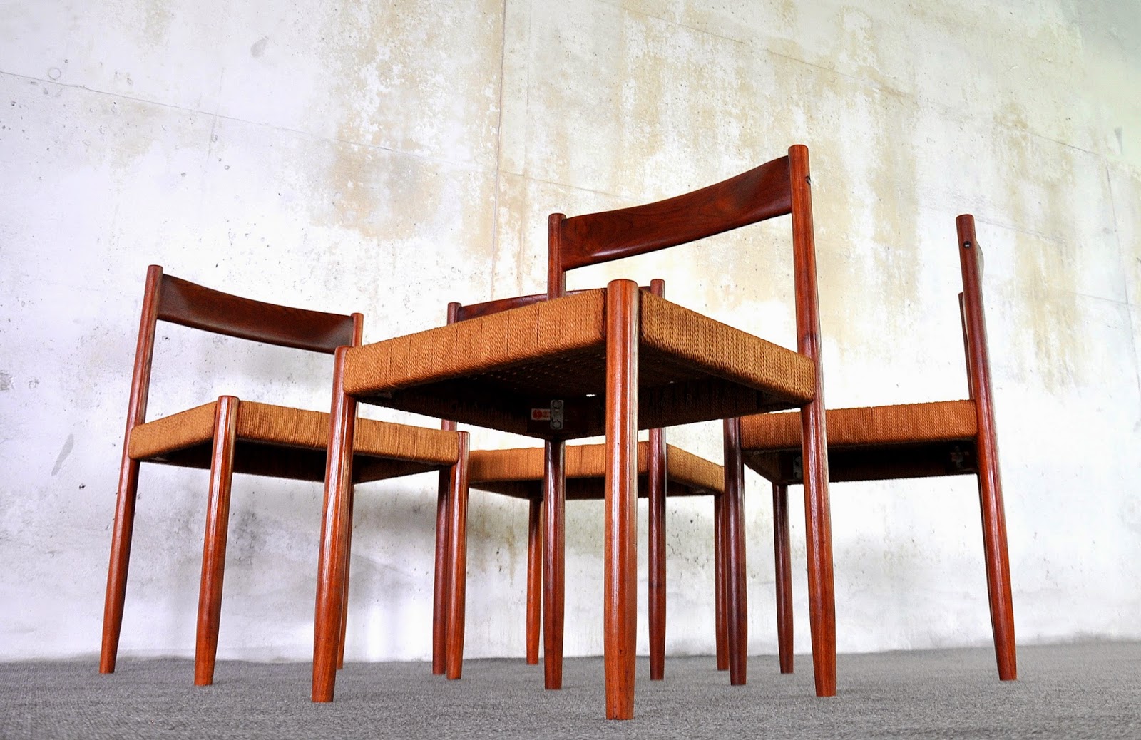 SELECT MODERN Danish Modern Teak Dining Chairs