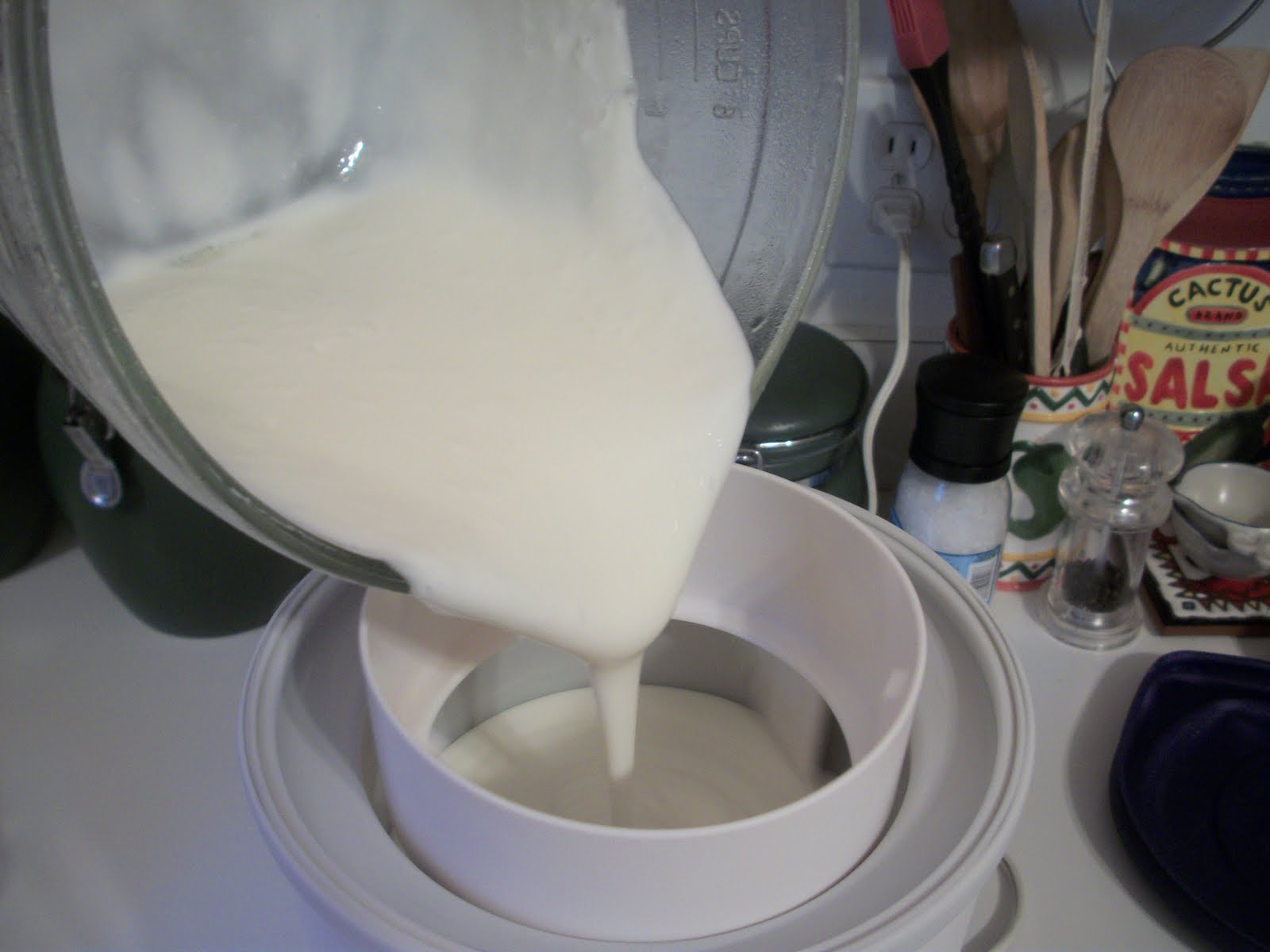 Cook with Sara Cherry Cheesecake Frozen Yogurt