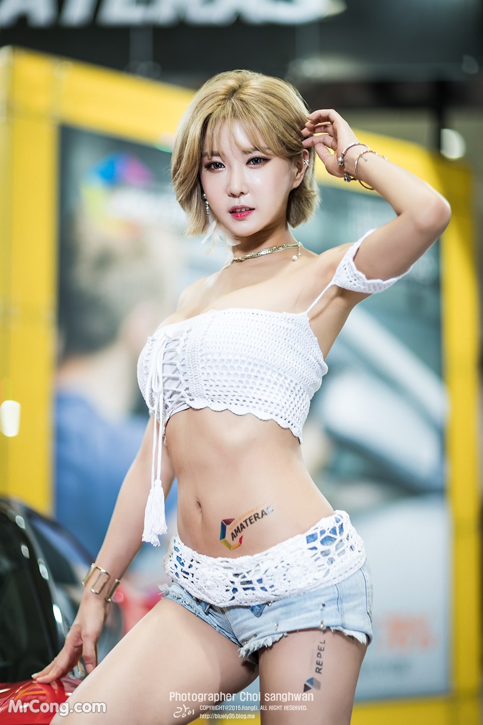 Heo Yoon Mi's beauty at the 2017 Seoul Auto Salon exhibition (175 photos)