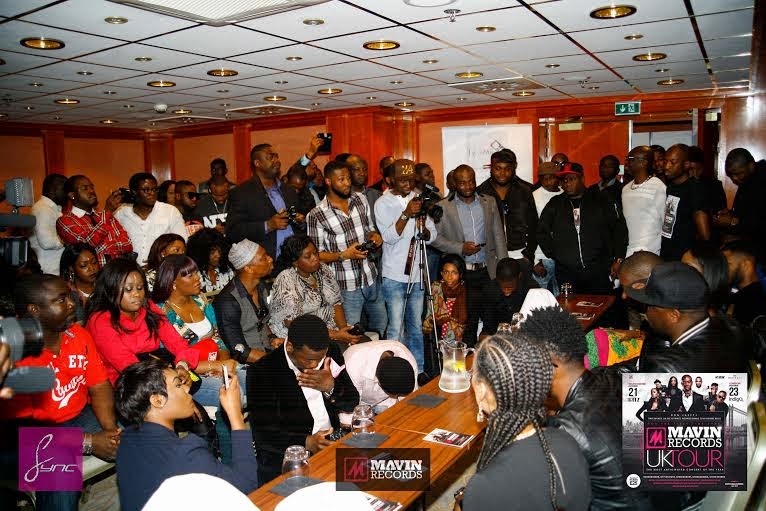 Mavin crew Press Conference in London with Don Jazzy,Tiwa,Dr Sid et all-PICS