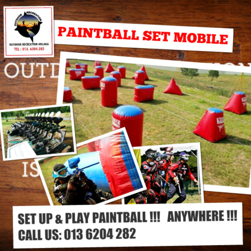 Outdoor Recreation Melaka PAKEJ PAINTBALL SET MOBILE SEKITAR