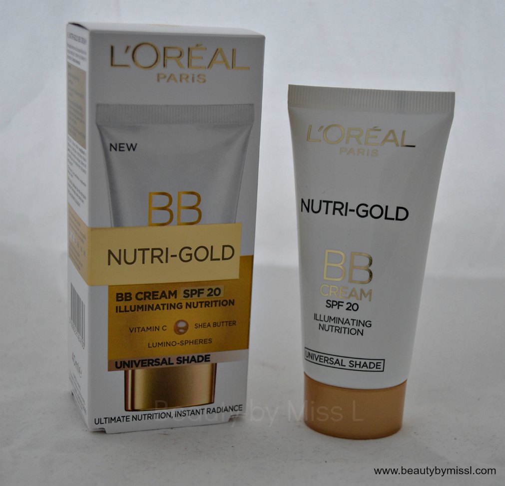 L´Oreal Nutri Gold BB Cream SPF20 review & swatches