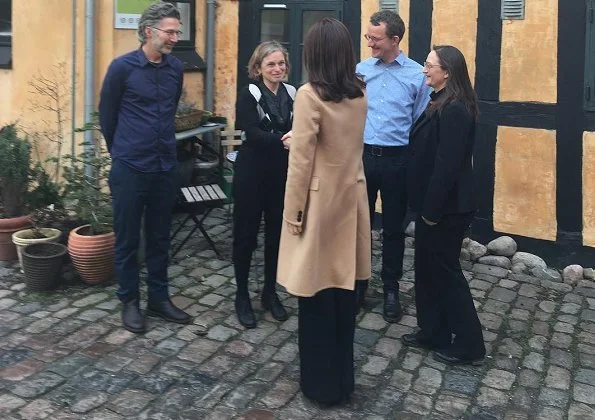 Crown Princess Mary wore Britt Sisseck blouse, Princess Mary wore By Malene Birger Torun winter coat