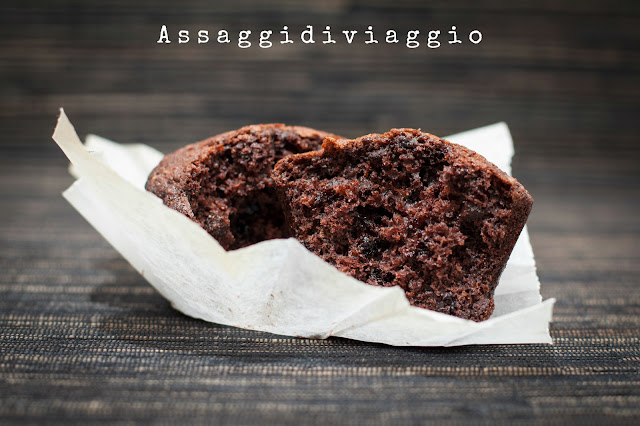 Triple Chocolate Muffins - Muffin al trioplo cioccolato
