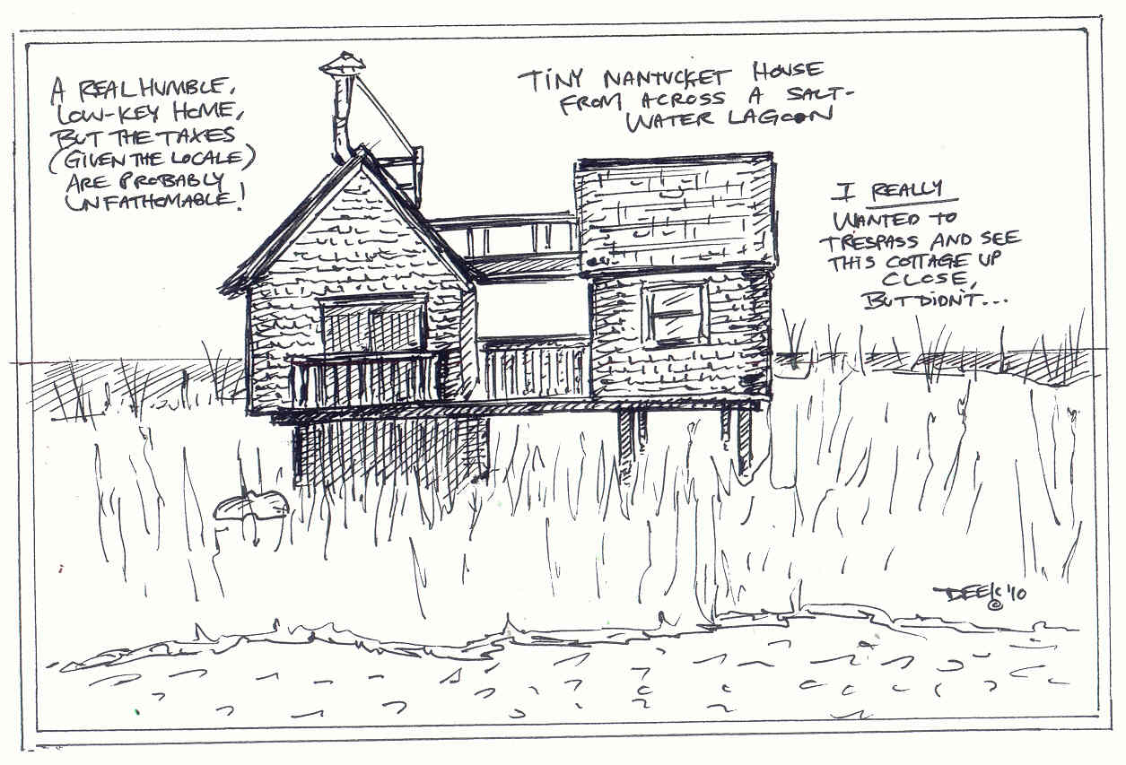 Nantucket Tiny House in a Marsh Setting.....