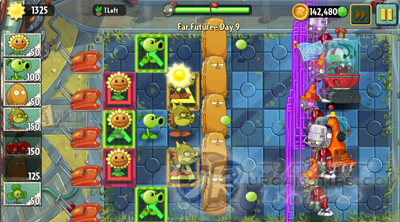 Plants vs. Zombies 2: Future Flag Zombie - Walls 360