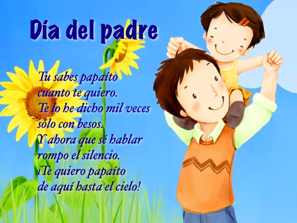 Educación Infantil Poema Para El Día Del Padre.