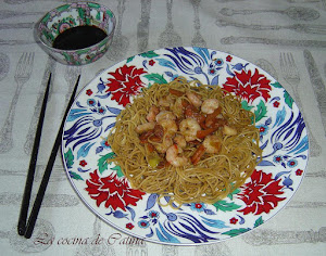 Wok de fideos chinos con gambas, Prawn Chow Mein Noodles - Recetas sin  lactosa - Orielo's Kitchen, Receta