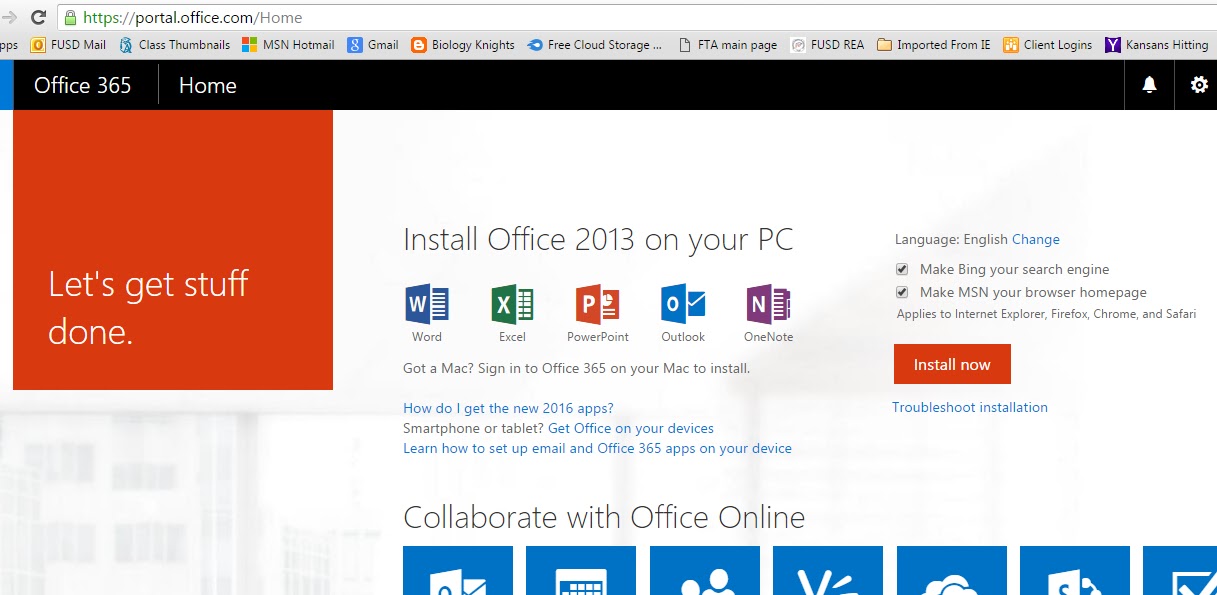 Biology Knights HOW TO GET "OFFICE 365"