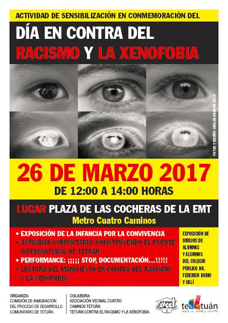 26 marzo En Tetuán contra el racismo