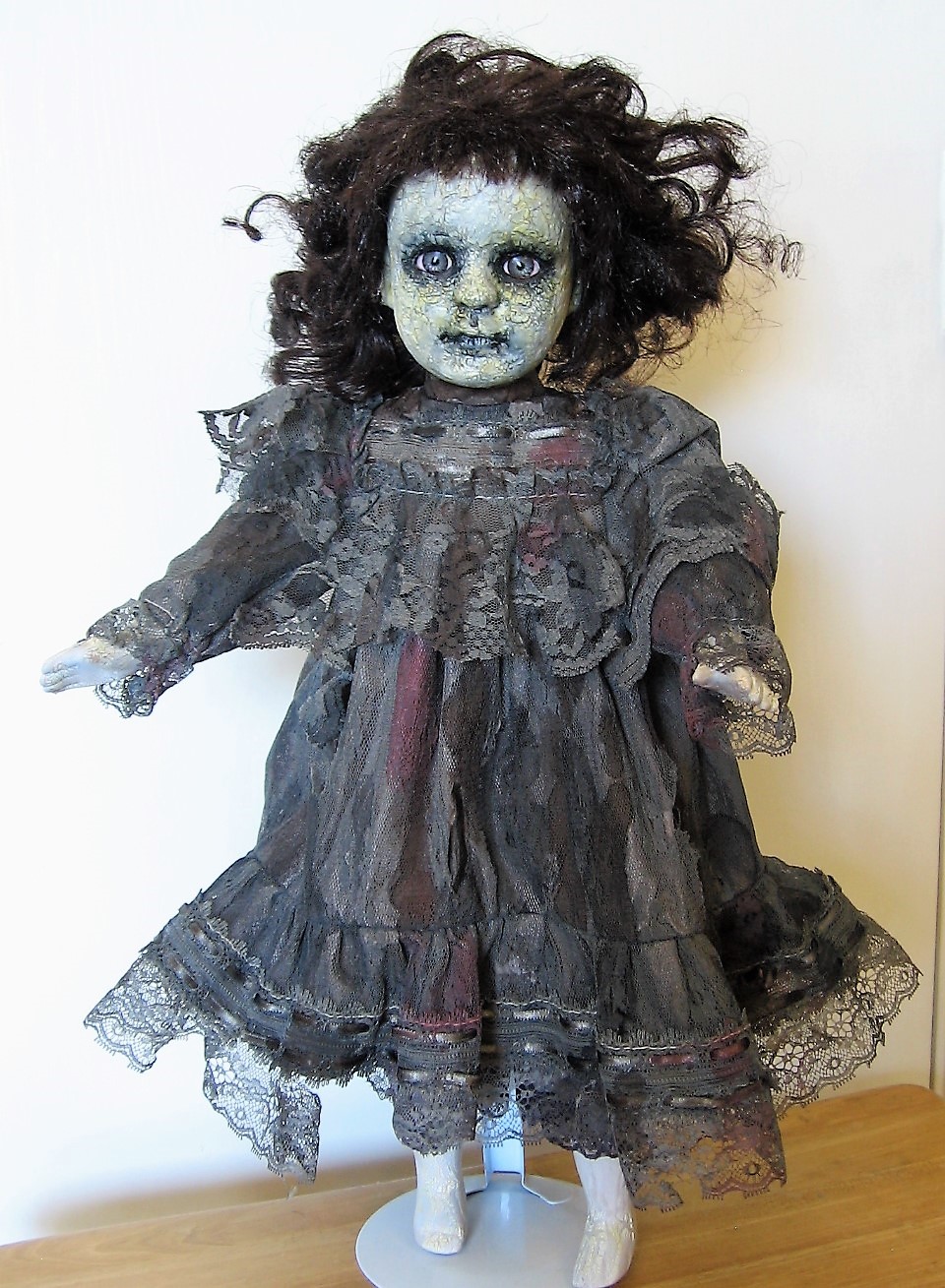 diy zombie baby doll