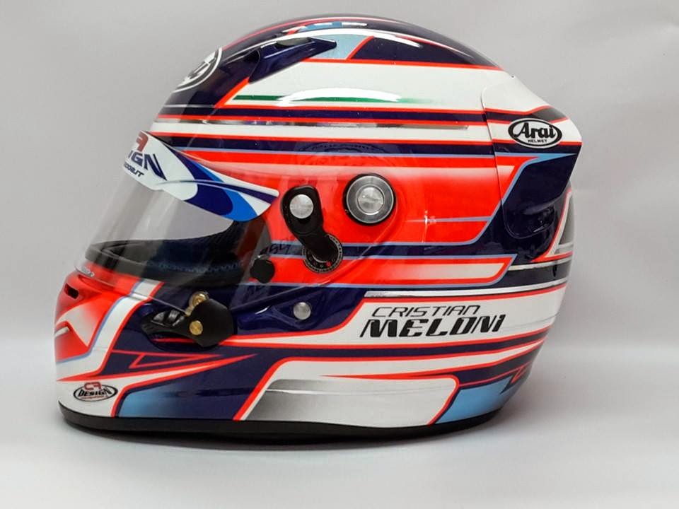 Racing Helmets Garage Arai CK6 C.Meloni 2014 by CF Design