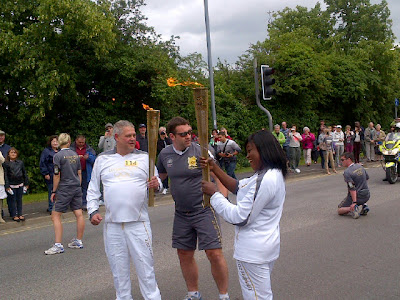 nigeria olympic torch bearer funke akindele
