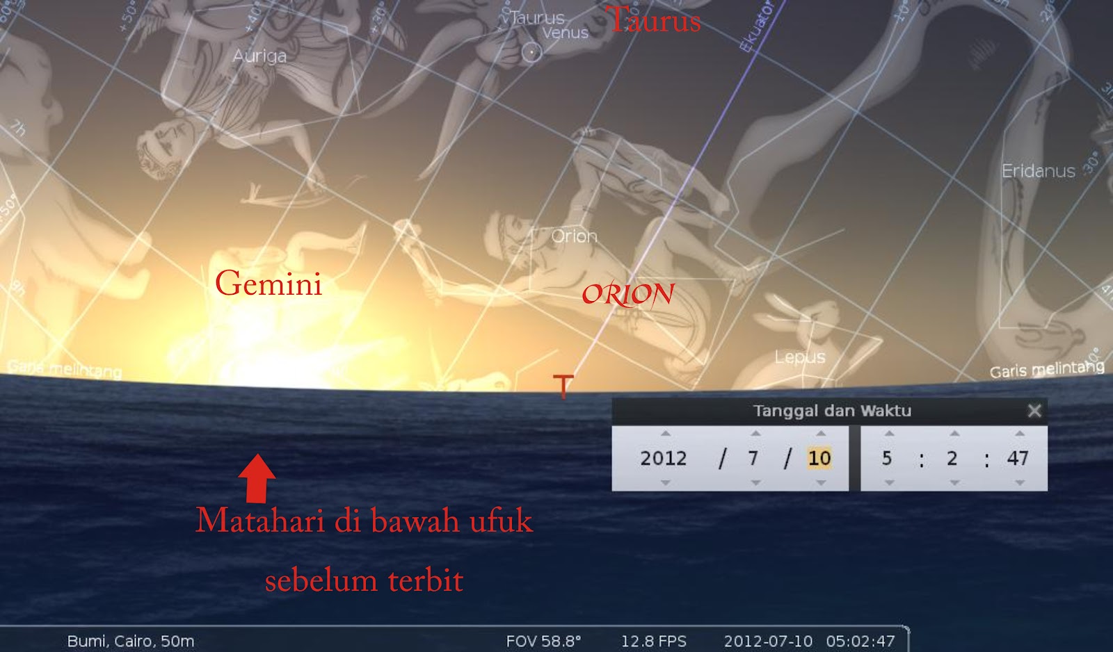 Catatan Fahmi Hasan Kemana Perginya Orion Rasi Bintang Sebelah Timur