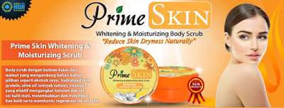 Prime Skin Whitening dan Moisturizing Body Scrub HWI