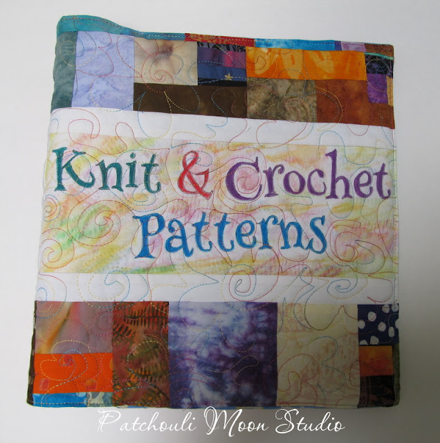 Patchouli Moon Studio Quilted Notebook Cover For Patterns