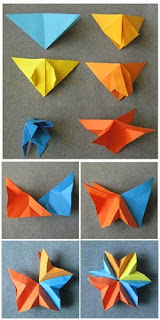 Estrella de Belen en Papel, Origami o Papiroflexia
