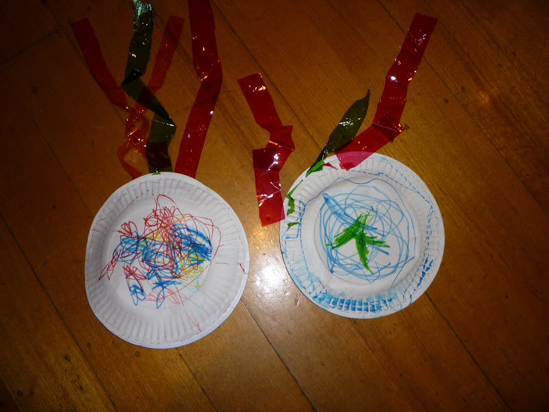 Toddler Time Paper Plate Tambourines