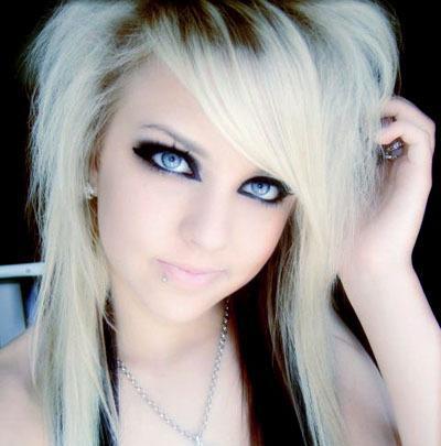 Emo Hairstyle Blonde 73