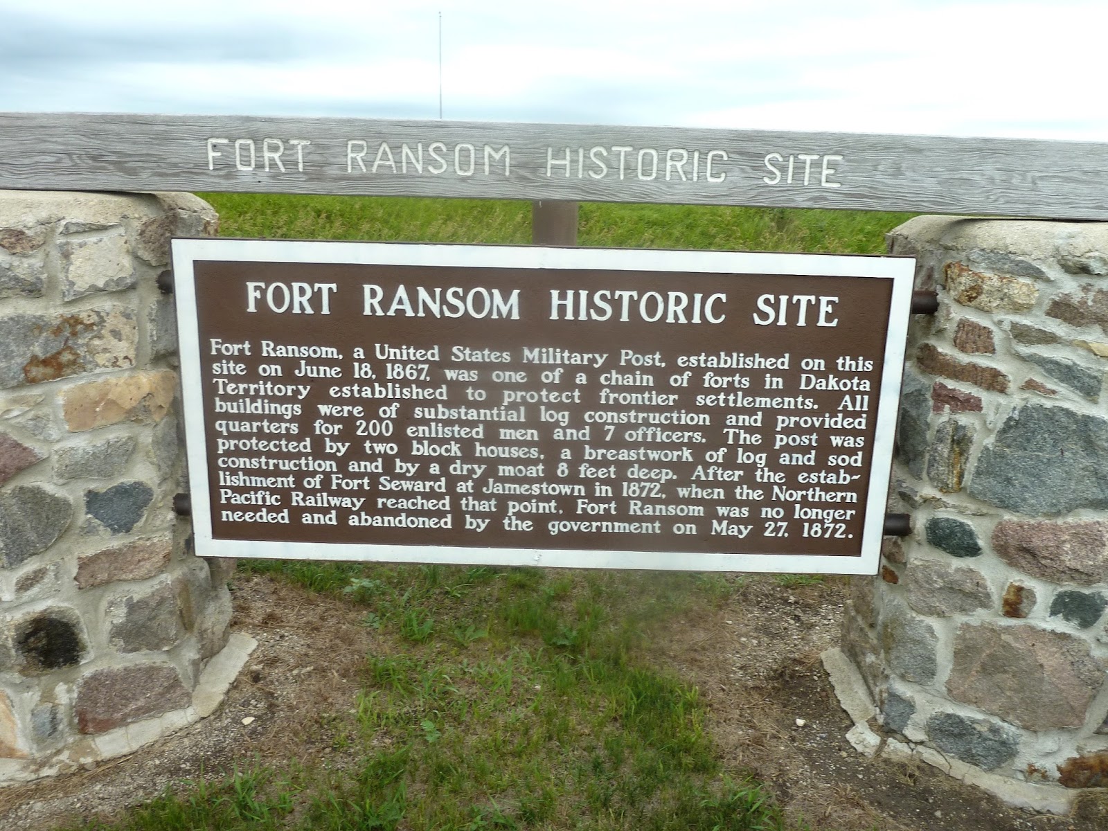 seniors walking across america POST 1156; JULY 15, 2013; FORT RANSOM
