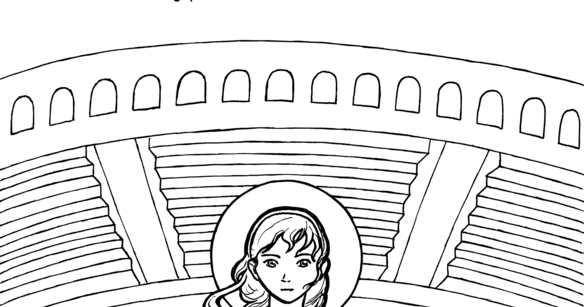 Snowflake Clockwork: St. Agnes coloring page and announcement