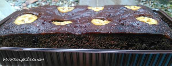 Resep Cake Coklat Pisang Kukus (Banana Steam Chocolate Cake) Super Praktis