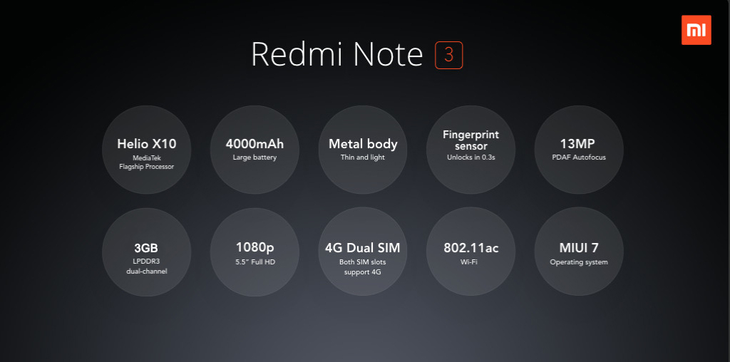 Redmi Note 3 Qualcomm